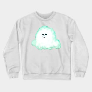 Cute cloudy face bear Crewneck Sweatshirt